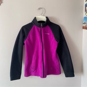 Columbia Purple Zip Up Jacket